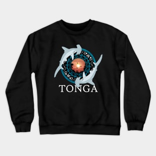 Hammerhead Sharks Tonga Pride Crewneck Sweatshirt